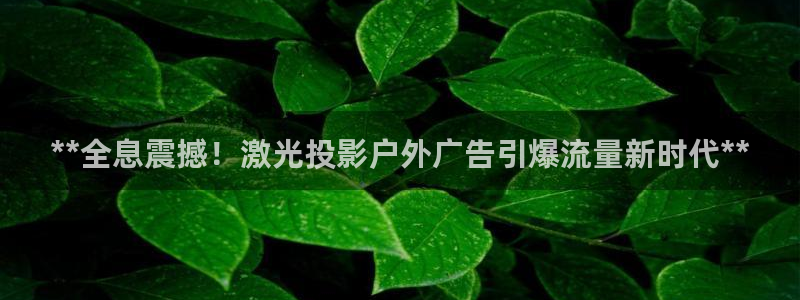 杏宇平台客服：**全息震撼！激光投影户外广告引爆流量新时代**