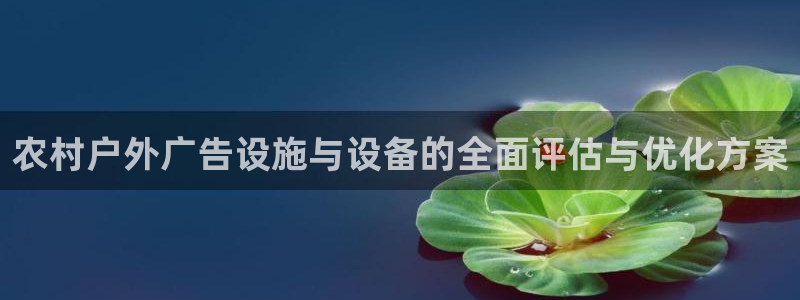 杏宇平台注册登录：农村户外广告设施与设备的全面评估与优化方案