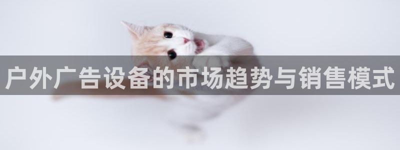 杏宇平台好吗：户外广告设备的市场趋势与销