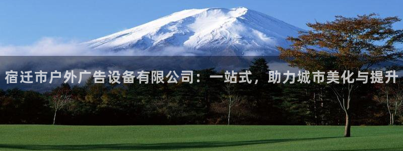 杏宇平台注册登录：宿迁市户外广告设备有限公司：一站式，助力城市美化与提升