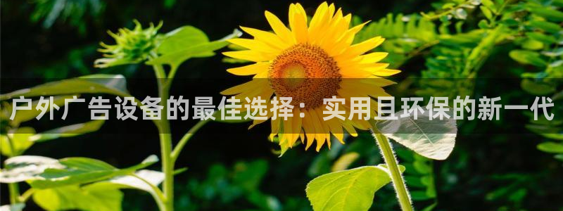 杏宇平台官网注册：户外广告设备的最佳选择：实用且环保的新一代
