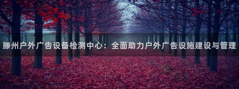 杏宇平台代理多少钱：滕州户外广告设备检测中心：全面助力户外广告设施建设与管理