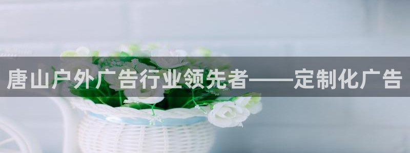 杏宇平台注册登录：唐山户外广告行业领先者——定制化广告