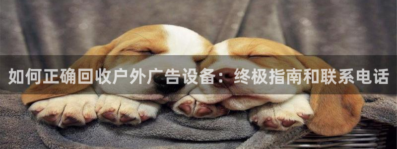 杏宇平台代理多少钱一个月：如何正确回收户外广告设备：终极指南和联系电话